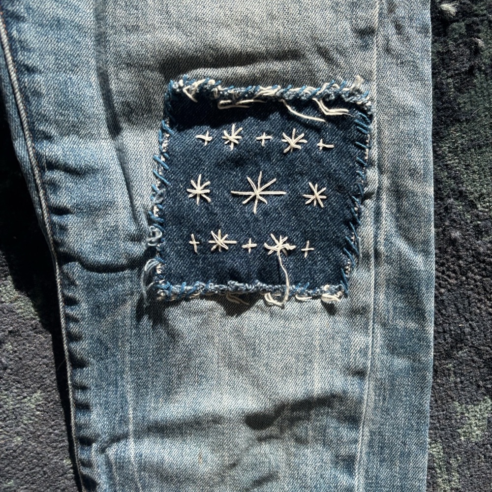 Madewell patchwork cruiser straight - image 6